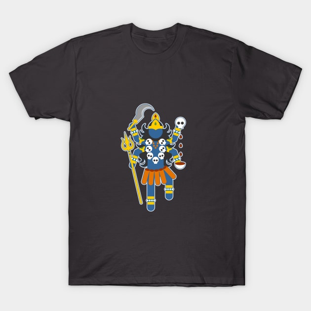 Simple Gods - Kali T-Shirt by DoctorDestructoDome